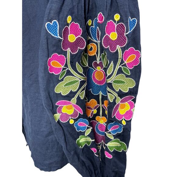 Slobozhanka Embroidered  Blouse, Women, Size Medium - Picture 5 of 14